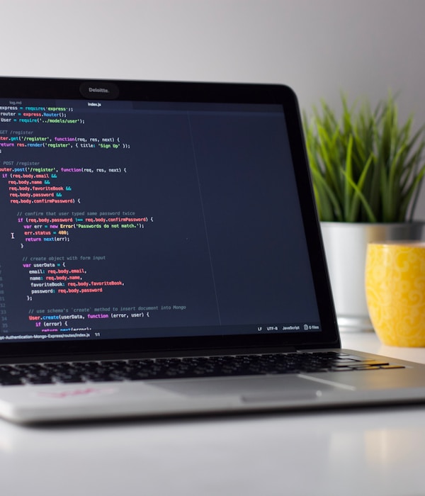 Développeur web freelance codant un site internet Next.js optimisé SEO